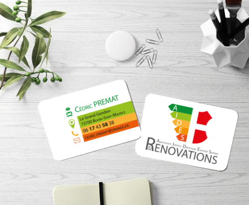 Cartes de visite AIDES & Rénovation